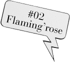 Flaming rose