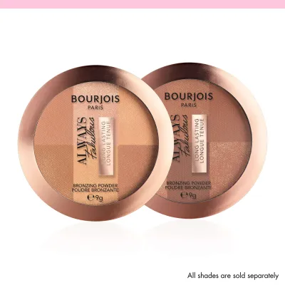 Bourjois bronzer uniwersalny rozświetlający Always Fabulous 002 Dark