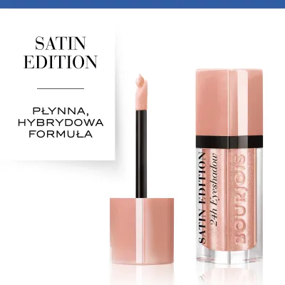 Cień do powiek w kremie Satin Edition 24 H Bourjois - 02 Oh de roses!
