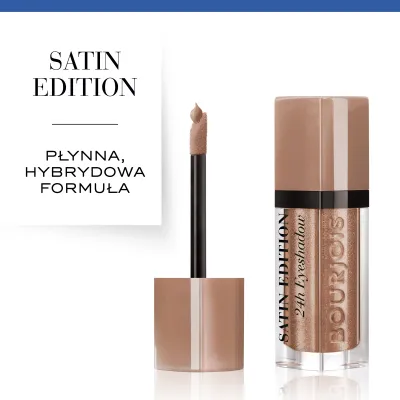 Cień do powiek w kremie Satin Edition 24 H Bourjois - 04 Abracada’brown