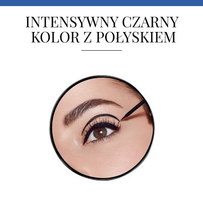 Eyeliner w pędzlu Liner Reveal Bourjois - 01 Shiny Black