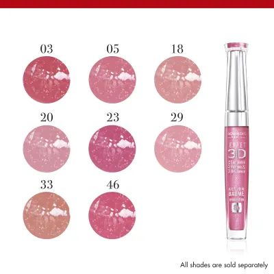 Gloss Effet 3D. 20 Rose symphonic