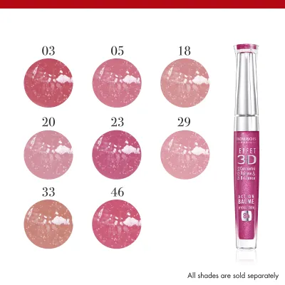 Gloss Effet 3D. 23 Framboise magnific
