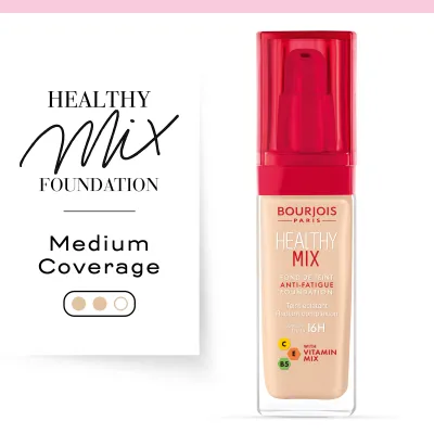 Healthy Mix Anti Fatigue Foundation 49 Porcelaine Porcelain Bourjois