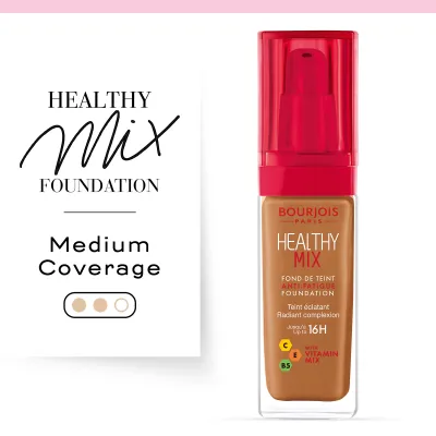 Healthy Mix Foundation Shade Extension Foundation 61 Golden Dore Cappucino Bourjois