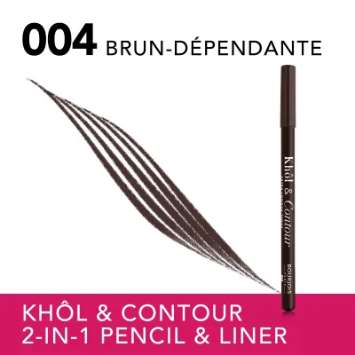 KHÔL & CONTOUR tužka na oči Brun-Dependante 004