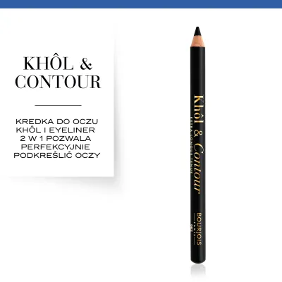 Kredka do oczu Khol & Contour Bourjois - 02 Ultra Black