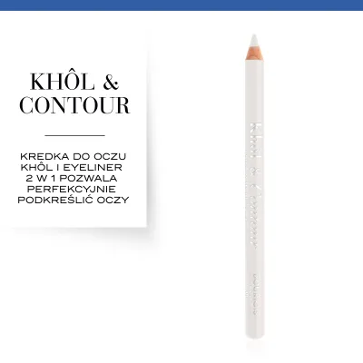 Kredka do oczu Khol & Contour Bourjois - 08 Vraissemb-Blanc
