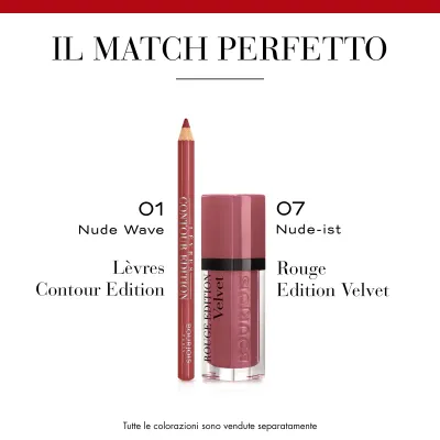 Lèvres Contour Edition. 01 Nude wave