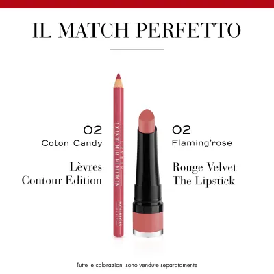 Lèvres Contour Edition. 02 Coton candy