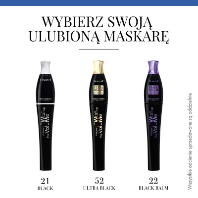 Tusz do rzęs Twist Up The Volume Bourjois - 21 Black