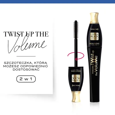 Tusz do rzęs Twist Up The Volume Bourjois - 52 Ultra Black 