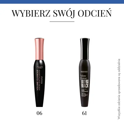 Tusz do rzęs Volume Glamour Bourjois - 06 Noir Ébène