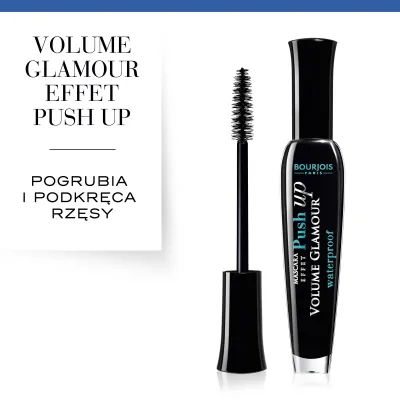 Tusz do rzęs Volume Glamour Effet Push Up Bourjois  - 71 Waterproof Black 