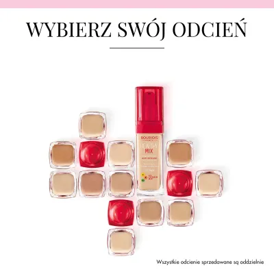 Podkład maskujący oznaki zmęczenia Bourjois - 50 Rose Ivory 