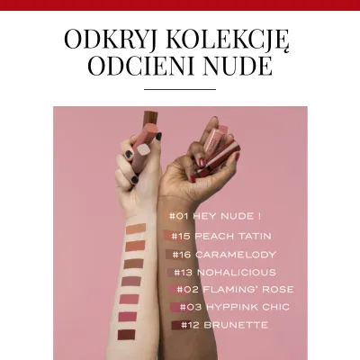Pomadka do ust Rouge Velvet Bourjois - 01 Hey Nude! 