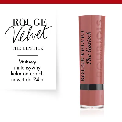 Pomadka do ust Rouge Velvet Bourjois - 13 Nohalicious
