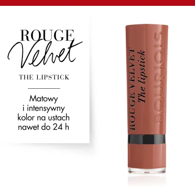 Pomadka do ust Rouge Velvet Bourjois - 16 Caramelody