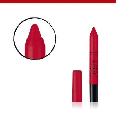 Pomadka w kredce Bourjois Velvet the Pencil  – 15 Rouge Es-carmin 3g