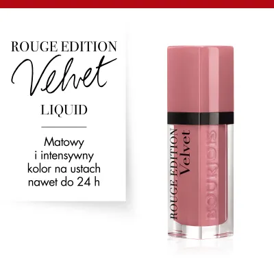 Pomadka w płynie Rouge Edition Velvet Bourjois - 09 Happy Nude Year