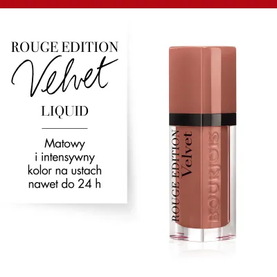 Pomadka w płynie Rouge Edition Velvet Bourjois - 17 Cool Brown