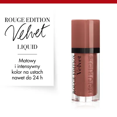 Pomadka w płynie Rouge Edition Velvet 29 Nude York 
