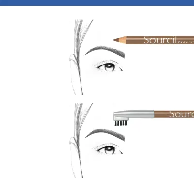 Sourcil Précision. 6 Blond Clair