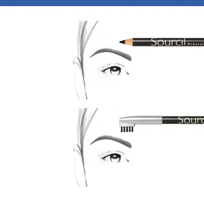 Sourcil Précision. 8 Brun Brunette