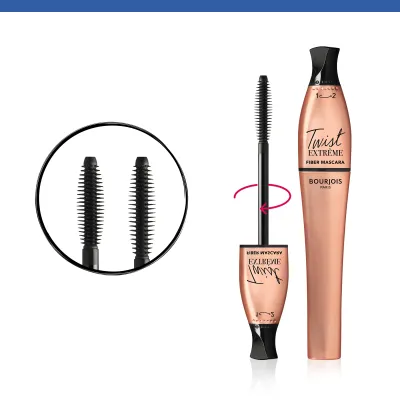Twist Extrême Fiber wydłużający tusz do rzęs 24 – Black