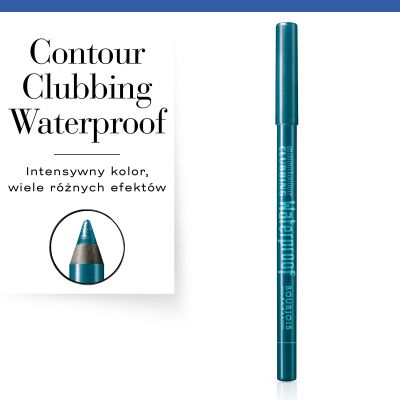 Wodoodporna kredka do oczu Contour Clubbing Waterproof Bourjois - 46 Bleu Néon