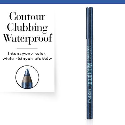 Wodoodporna kredka do oczu Contour Clubbing Waterproof Bourjois - 56 Blue It Yourself 