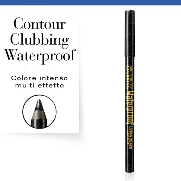 Contour Clubbing Waterproof. 55 Ultra black glitter 