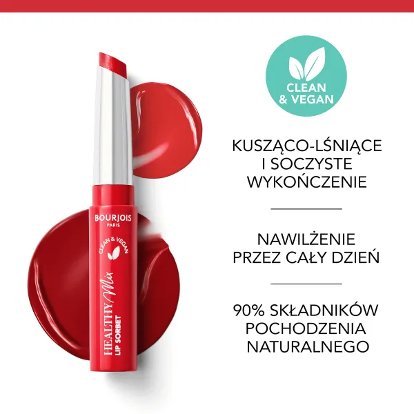 Healthy Mix Clean Lip Sorbet 02 Red-Freshing