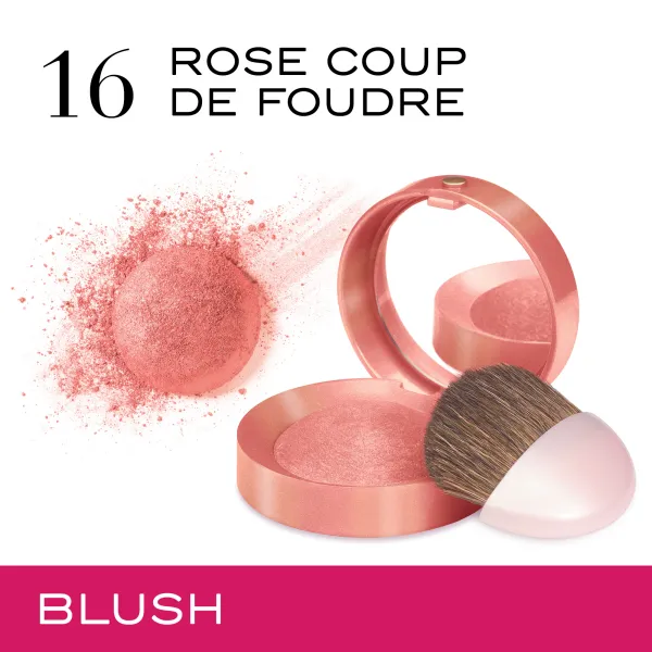 Little Round Pot. 16 Rose coup de foudre