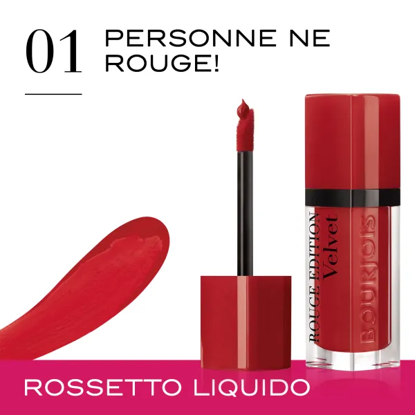 Rouge Edition Velvet. 01 Personne ne rouge!