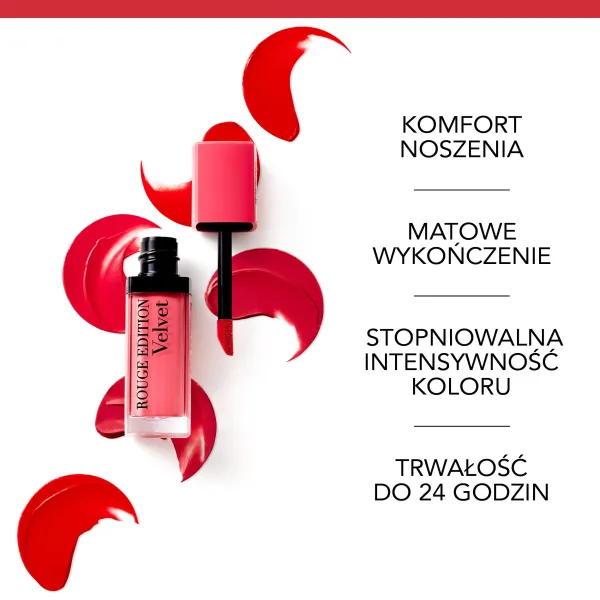 Pomadka w płynie Rouge Edition Velvet Bourjois - 05 Olé Flamingo!