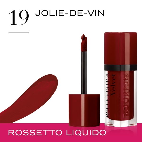 Rouge Edition Velvet. 19 Jolie-de-vin