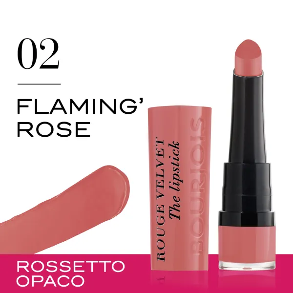 Rouge Velvet The Lipstick. 02 Flaming’rose