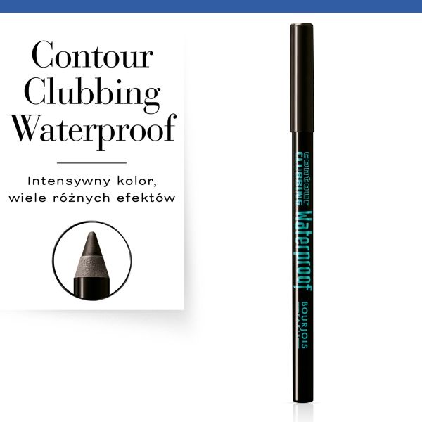 Wodoodporna kredka do oczu Contour Clubbing Waterproof Bourjois - 41 Black Party